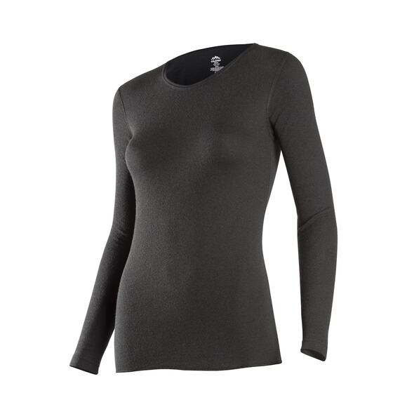 2 ColdPruf Women's Basic Dual Layer Long Sleeve Base Layer Top  Size Large - Picture 1 of 3